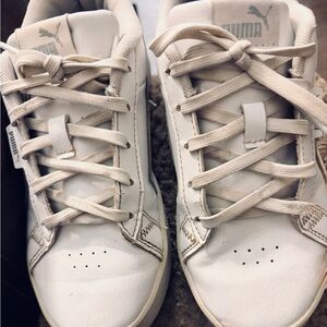 Puma Kids Cream Sneakers